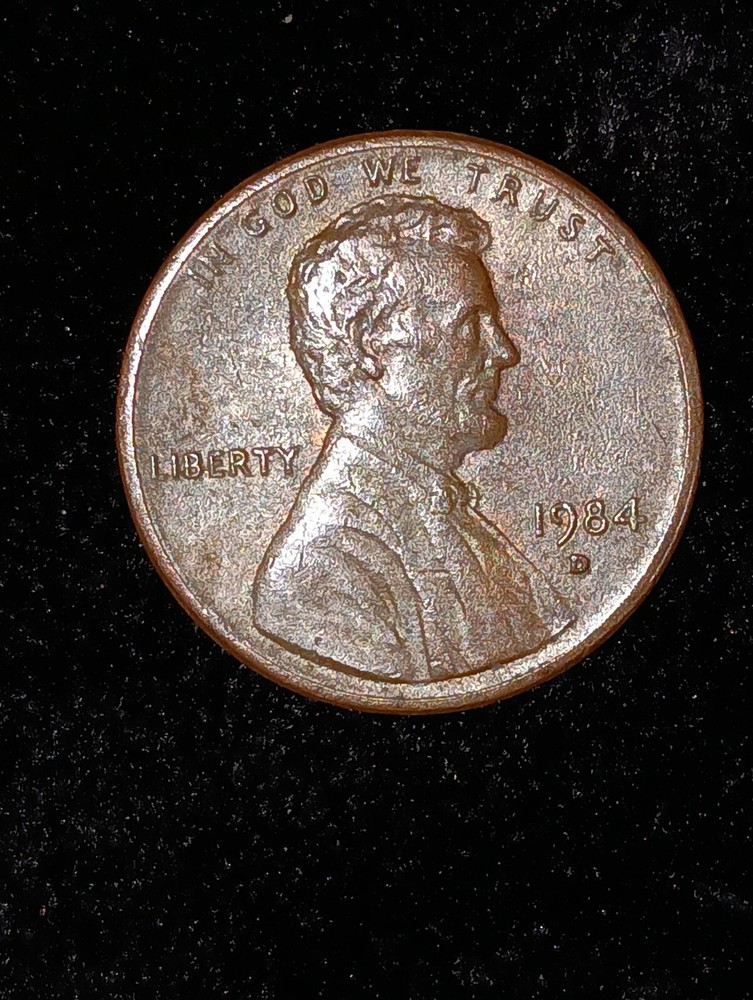 1984 D Penny-  Beautiful!