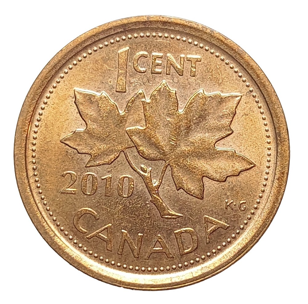 Canada 1 Cent 2010 Coin Elizabeth II