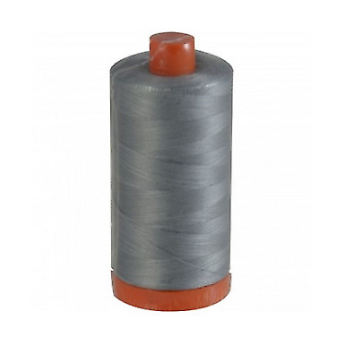 Aurifil Mako Cotton Thread Solid Grey 2605 50Wt 1422Yd