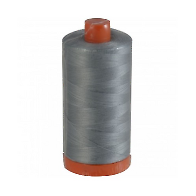Aurifil Mako Cotton Thread Solid Grey 2605 50Wt 1422Yd