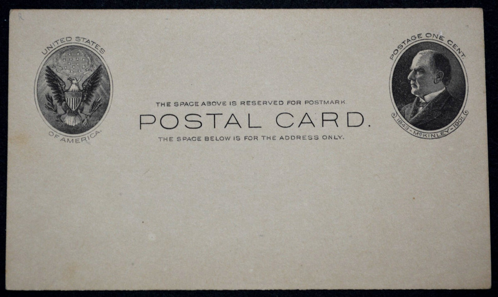 1902 US Sc. #UX18 mint postal card, good condition