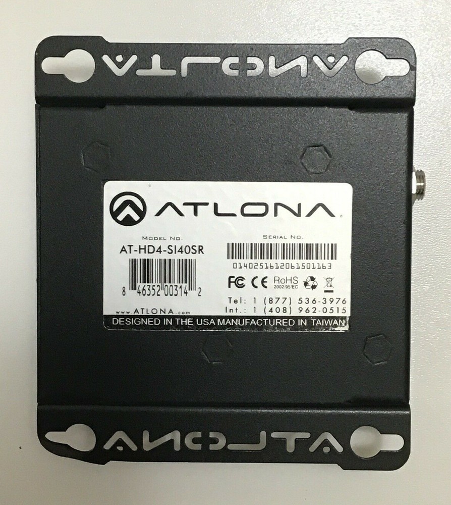 ATLONA TRANSMITTER ONLY Model AT-HD4-SI40SR HDMI Transmitter Module