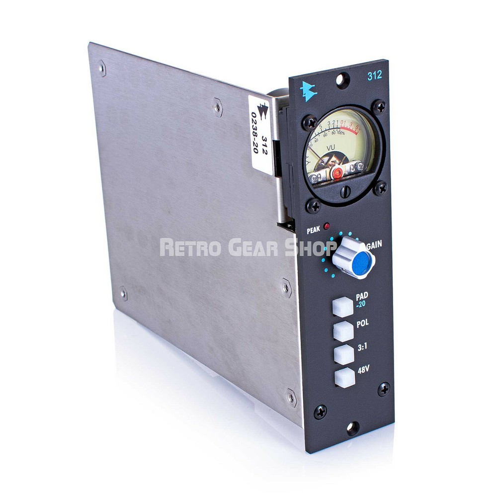 API Audio 312 Microphone Preamp VU Meter 500 Series
