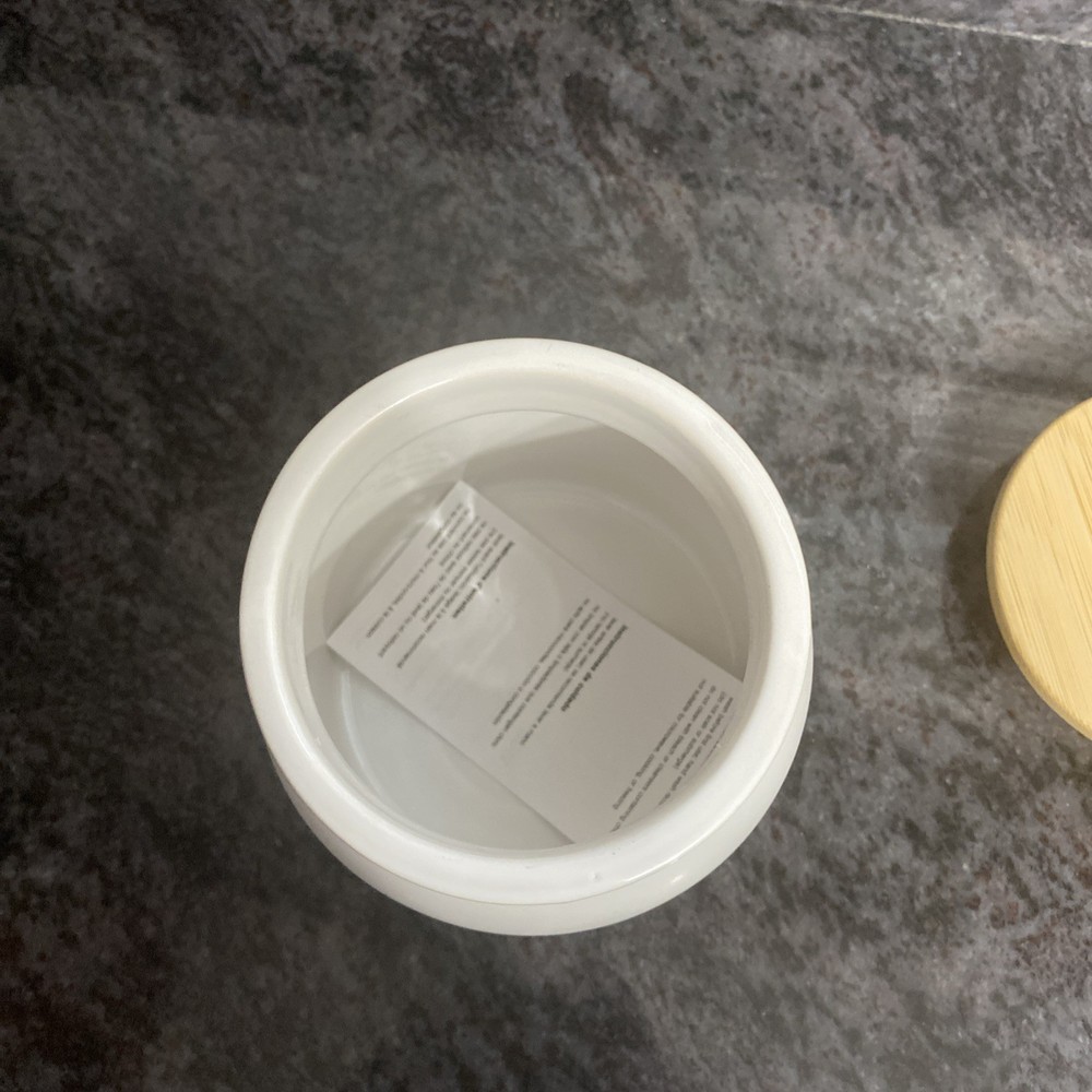 Michigan State Canister With Bamboo Lid