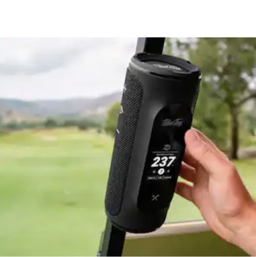 Blue Tees Player Plus Magnetic Bluetooth GPS Touch Golf Speaker Black