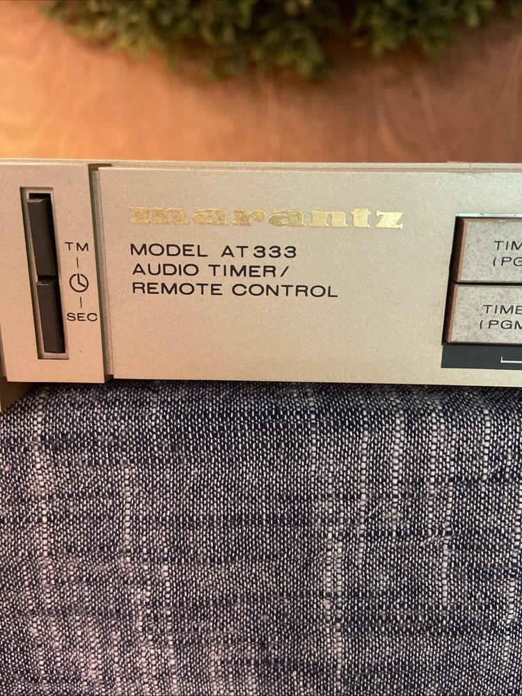 Vintage Marantz AT-333 Audio Timer (NOT Tested)Powers on ** Read Description**