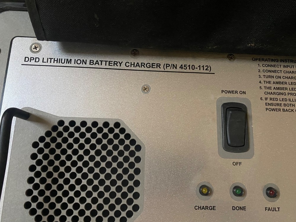 US Military Surplus Stidd Diver Propulsion Device Lithium Ion Battery Charger