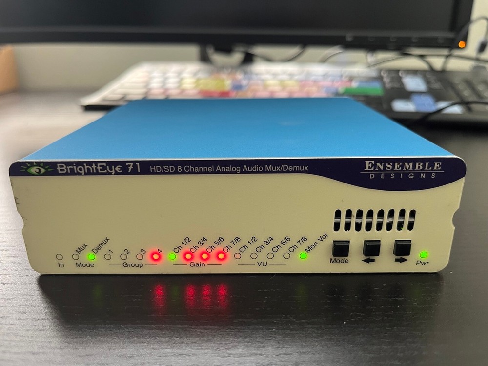 Ensemble Designs BrightEye 71 Audio Embedder/Disembedder **NO AC Cable**
