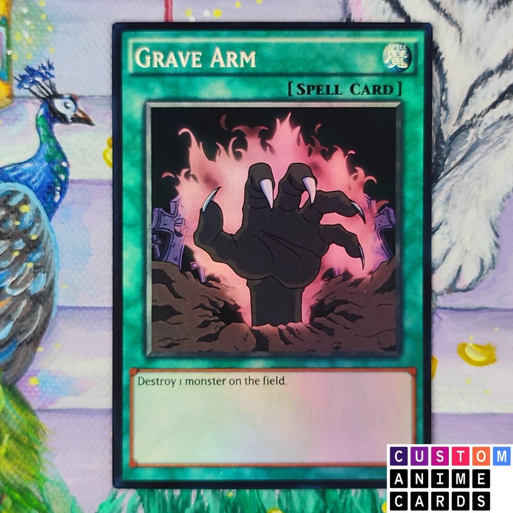Grave Arm dyi ANIME EFFECT HOLO card