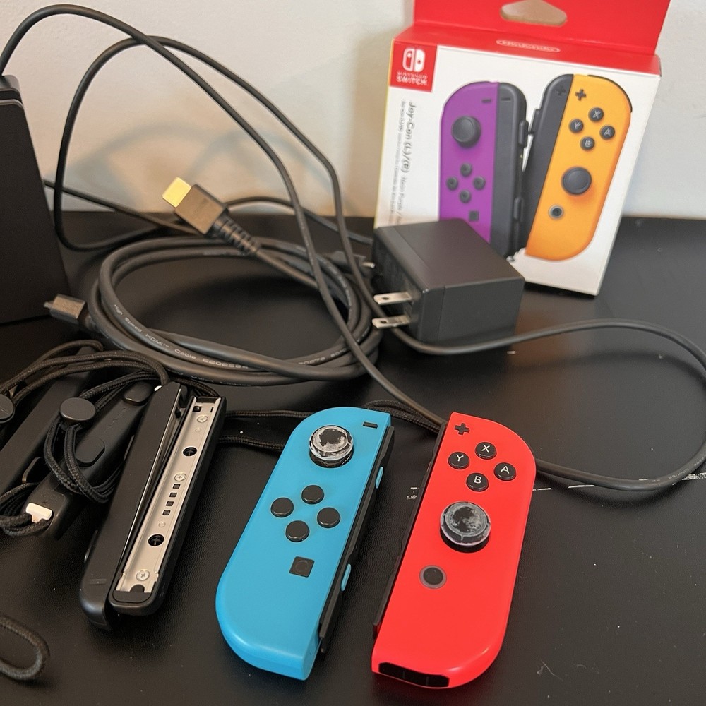 OEM Nintendo Switch Docking Station Controller Joy Con Accessory Red Blue
