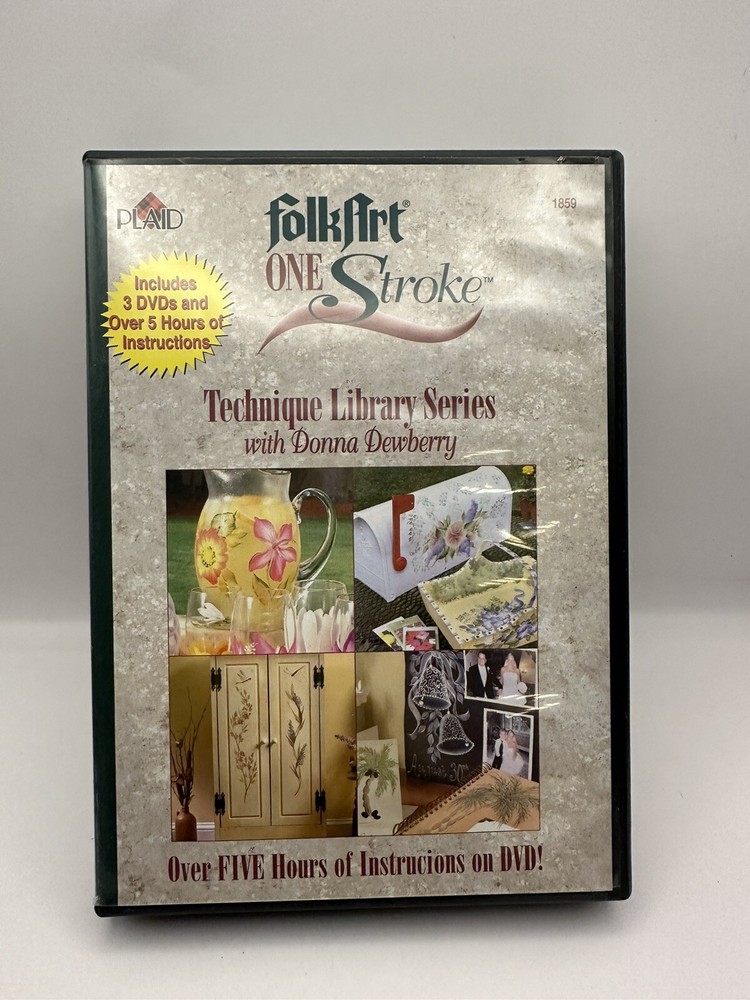 LOT - Plaid One Stroke kits plus DVD