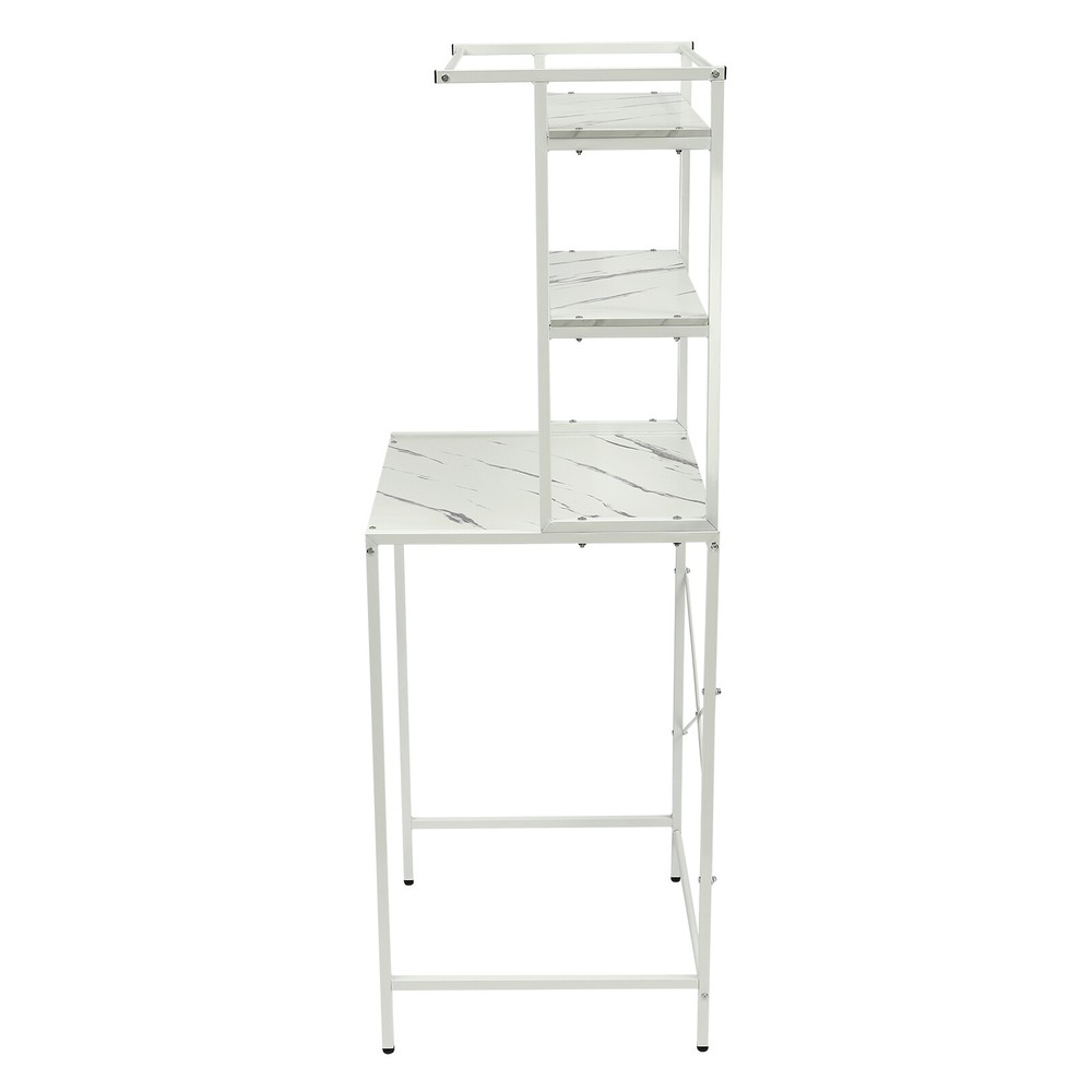 Washer & Dryer Storage Shelf Bathroom Space Saving Organizer Rack Standing Rack
