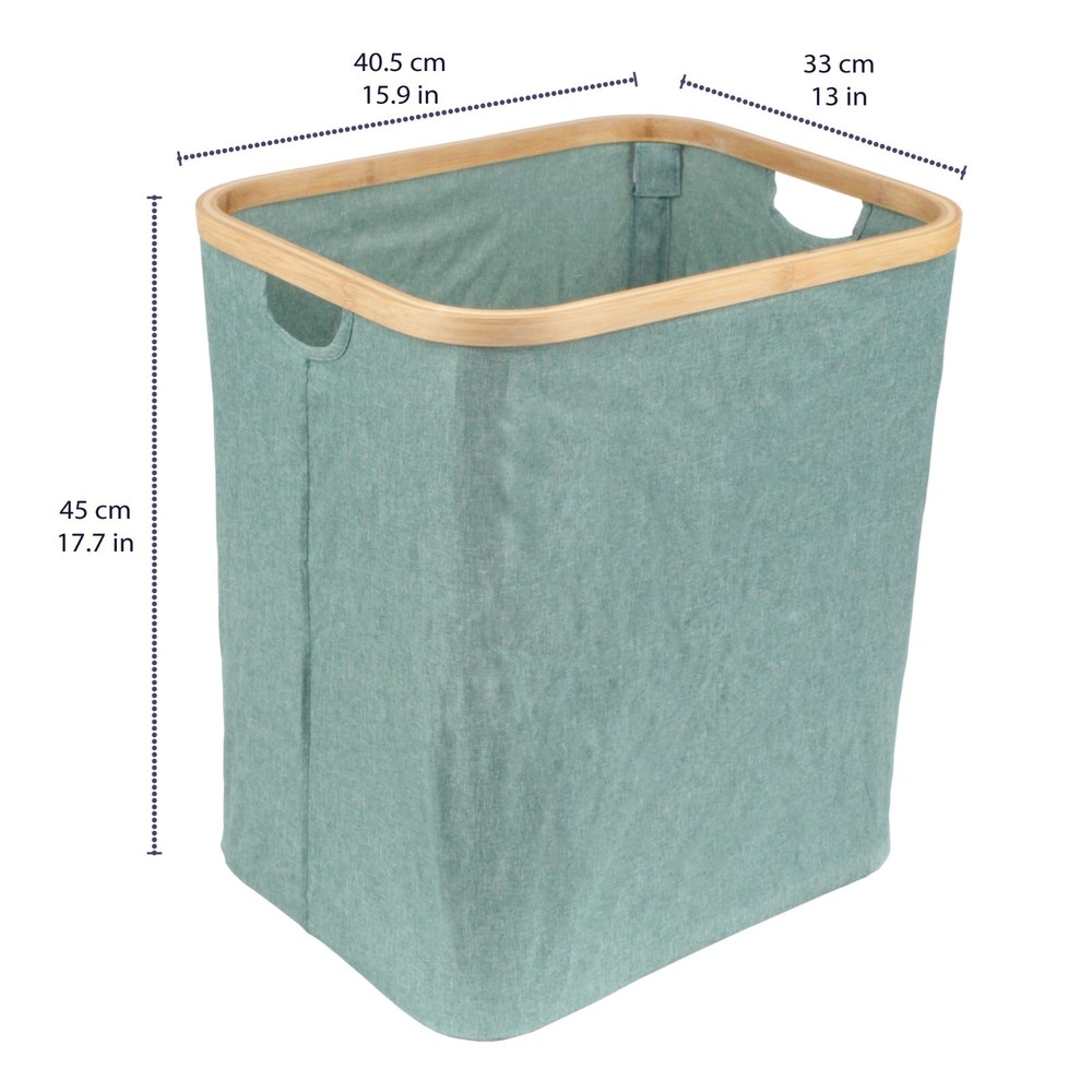 Foldable Bamboo Laundry Hamper without Lid - Decor Essentials for Any Room