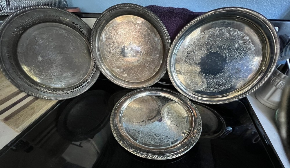 William Roger’s, Oneida & 2 Others Silverplate Trays