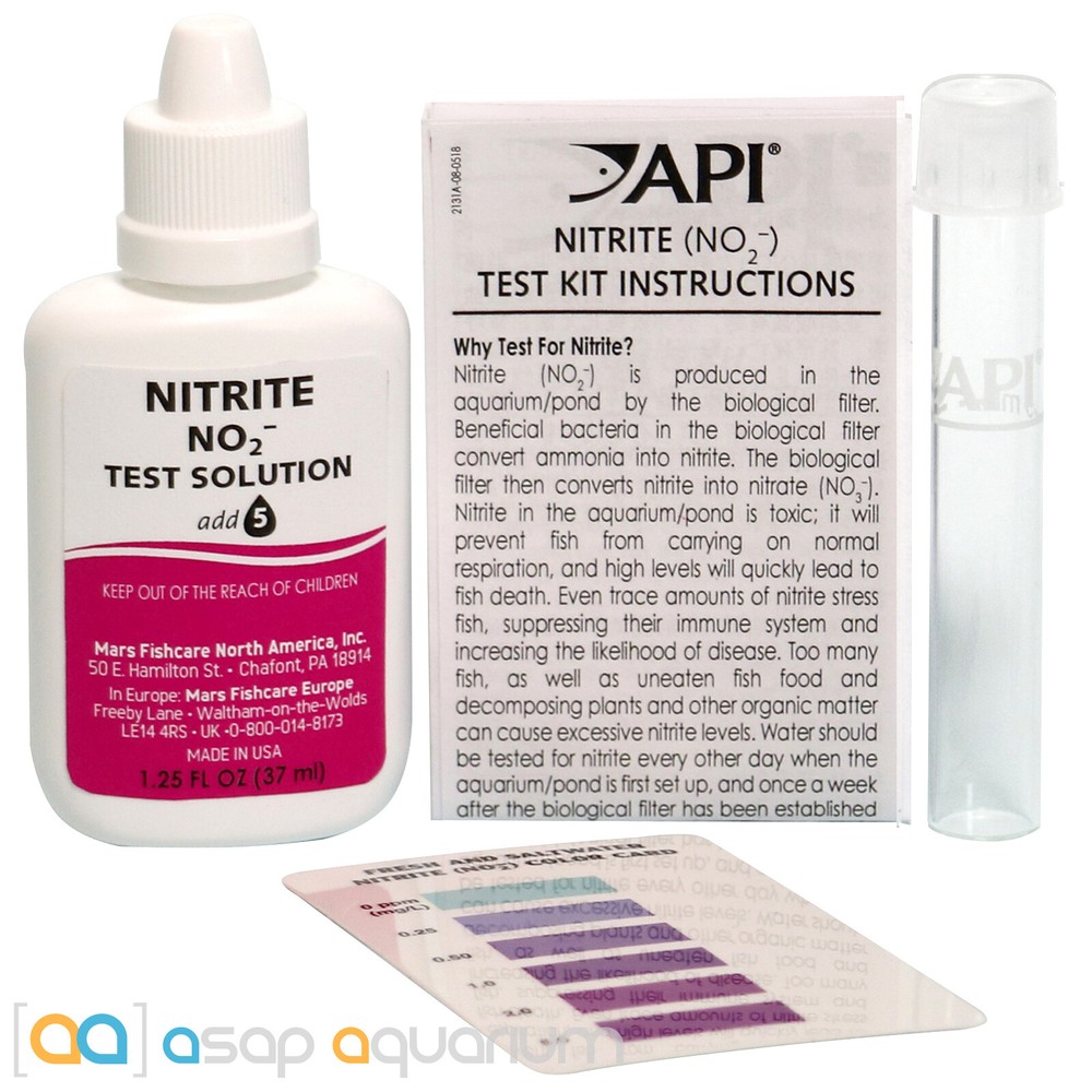API Nitrite NO2 Test Kit for Fresh & Salt Water 180 tests