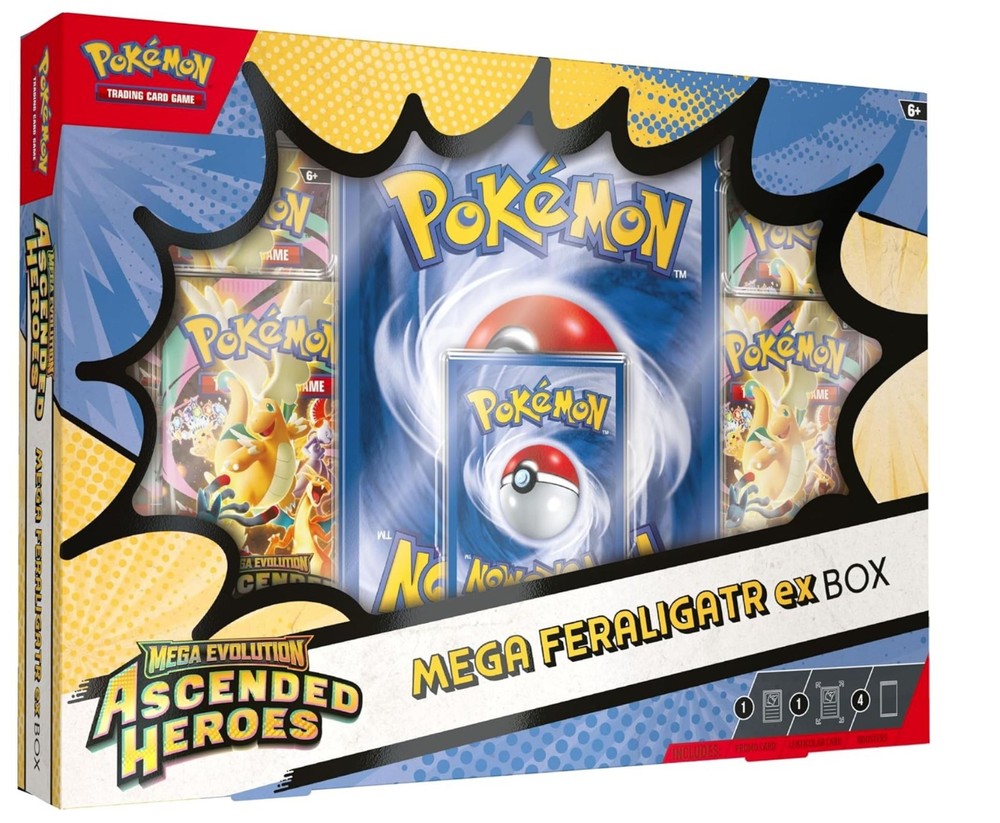 Pokémon Mega Evolution Ascended Heroes Mega ex Box - 1 RANDOM BOX - PRESALE