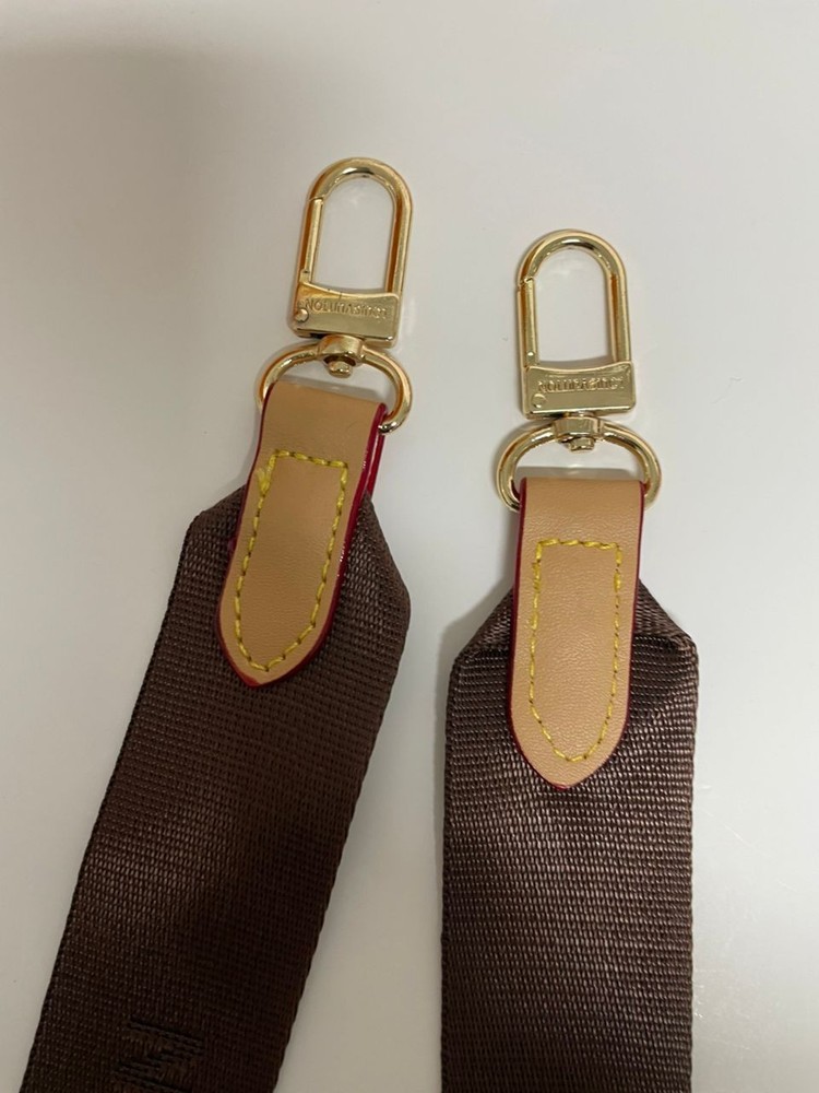 Louis Vuitton Shoulder Strap Adjustable Crossbody Shoulder Replacement Brown