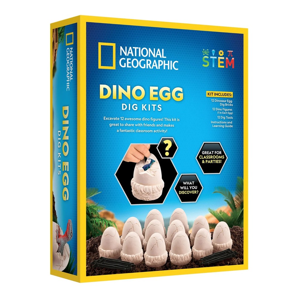 National Geographic Dino Egg Dig Kits