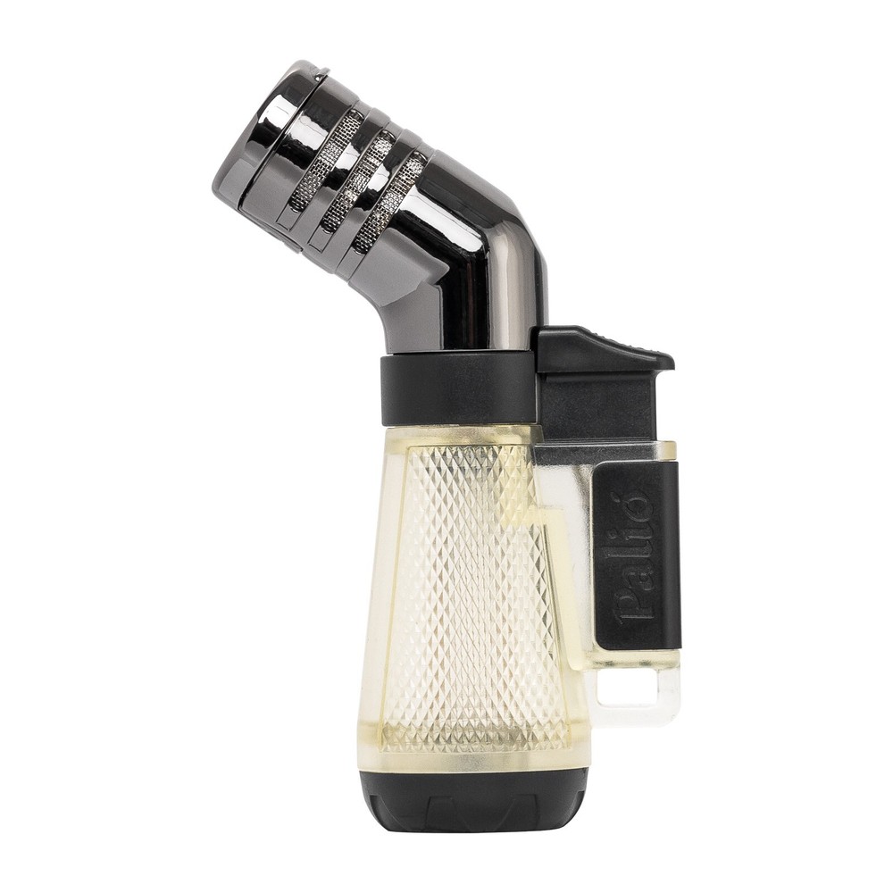 Palio Squadra Angled Triple-jet Flame Lighter, Clear