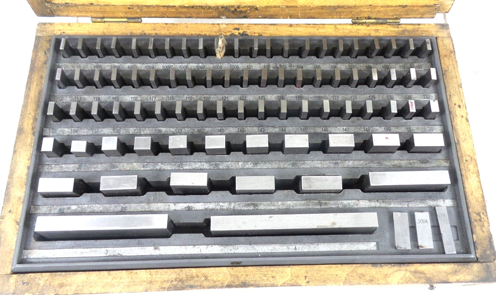 Rectangular Gage Block Set (G126009-1 (AO) BY-74)