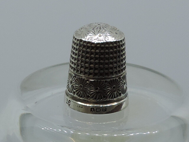 Silver Thimble HM Birmingham 1911