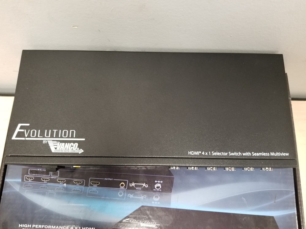 Vanco EVSW1040 Evolution HDMI 4x1 Selector Switch (TESTED)