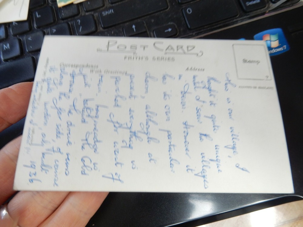 damaged postcard SOUTHBOURNE