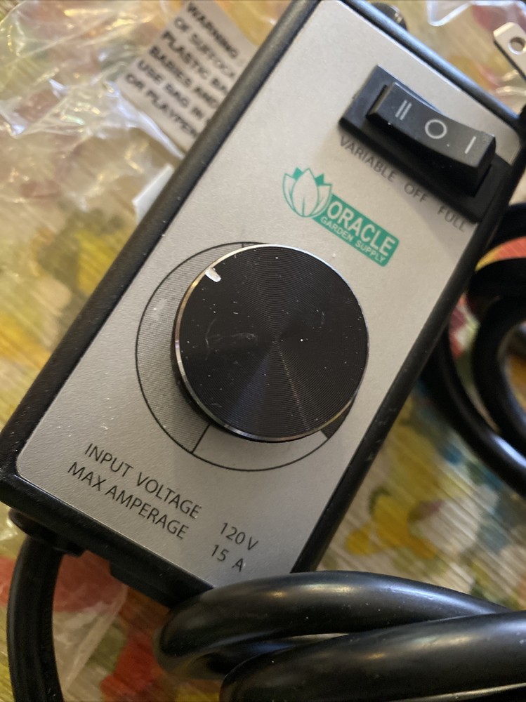 Oracle Variable Fan Speed Controller Hydroponics Fan Speed OGS-FSC-1