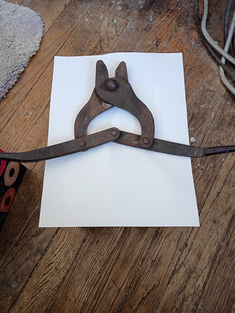 Antique Military Folding Barbed Wire Cutters WW1