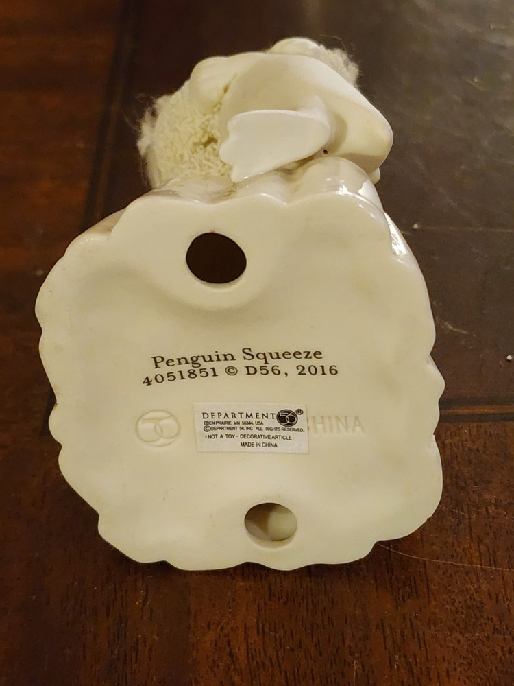 282. Department 56 Snowbabies, Penguin Squeeze