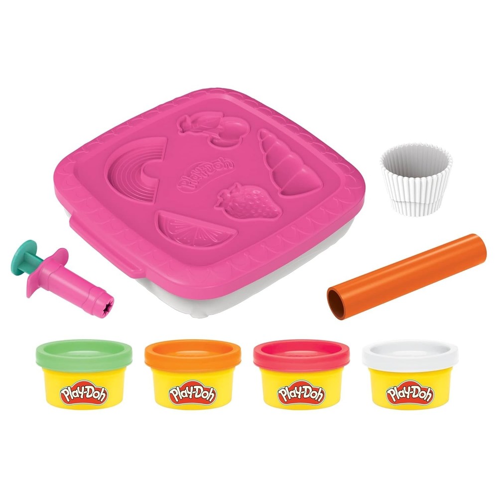 《NEW》Play-Doh Create ‘n Go Cupcakes Playset With Storage Container,Arts Activity