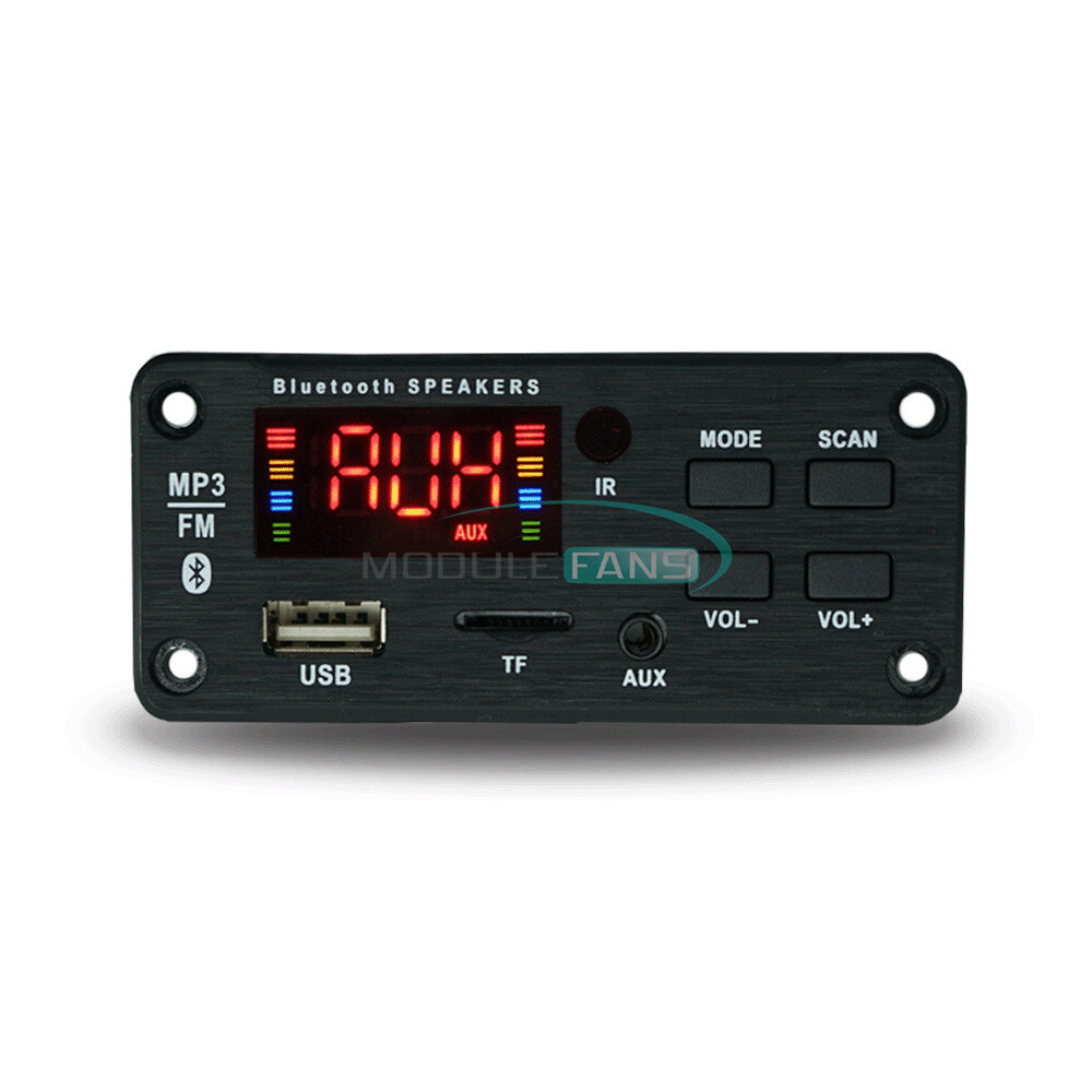 25W*2 Amplifier MP3 Player Decoder Board 12V Bluetooth5.0 Car FM Radio Module