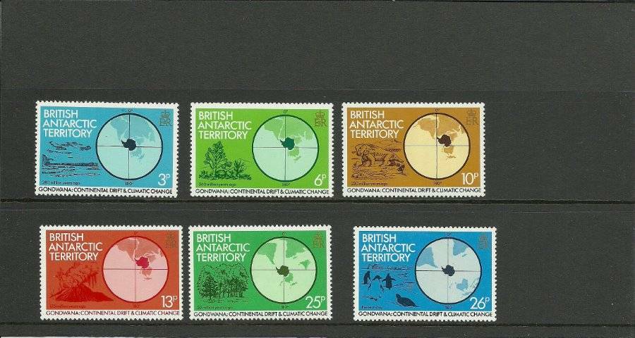 BAT SG103-108 GONDWANA SET MNH