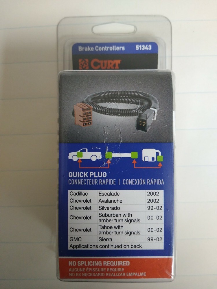 Curt 51343 Brake Control Harness