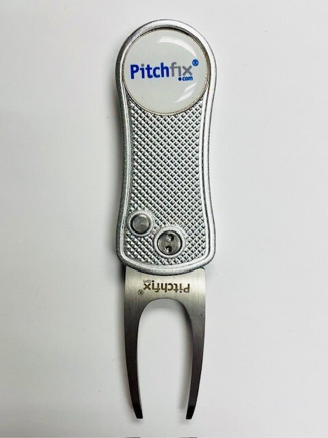 Pitchfix Golf Divot Tool Classic Silver
