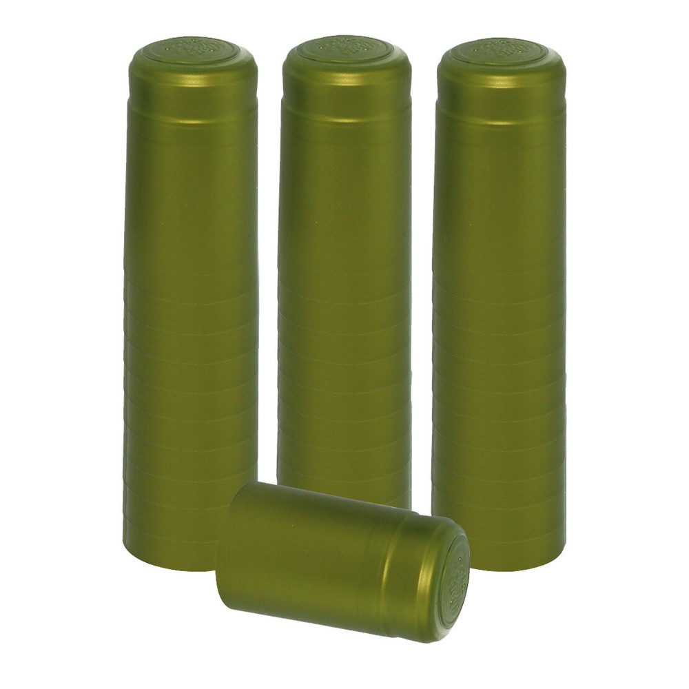 Home Brew Ohio Metallic Lime Green PVC Shrink Capsules 30 count
