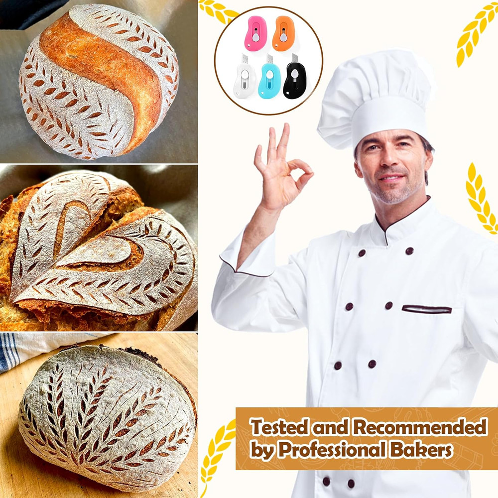 5 Pack Bread Lame Dough Scoring Tool for Sourdough Bread Baking Tool