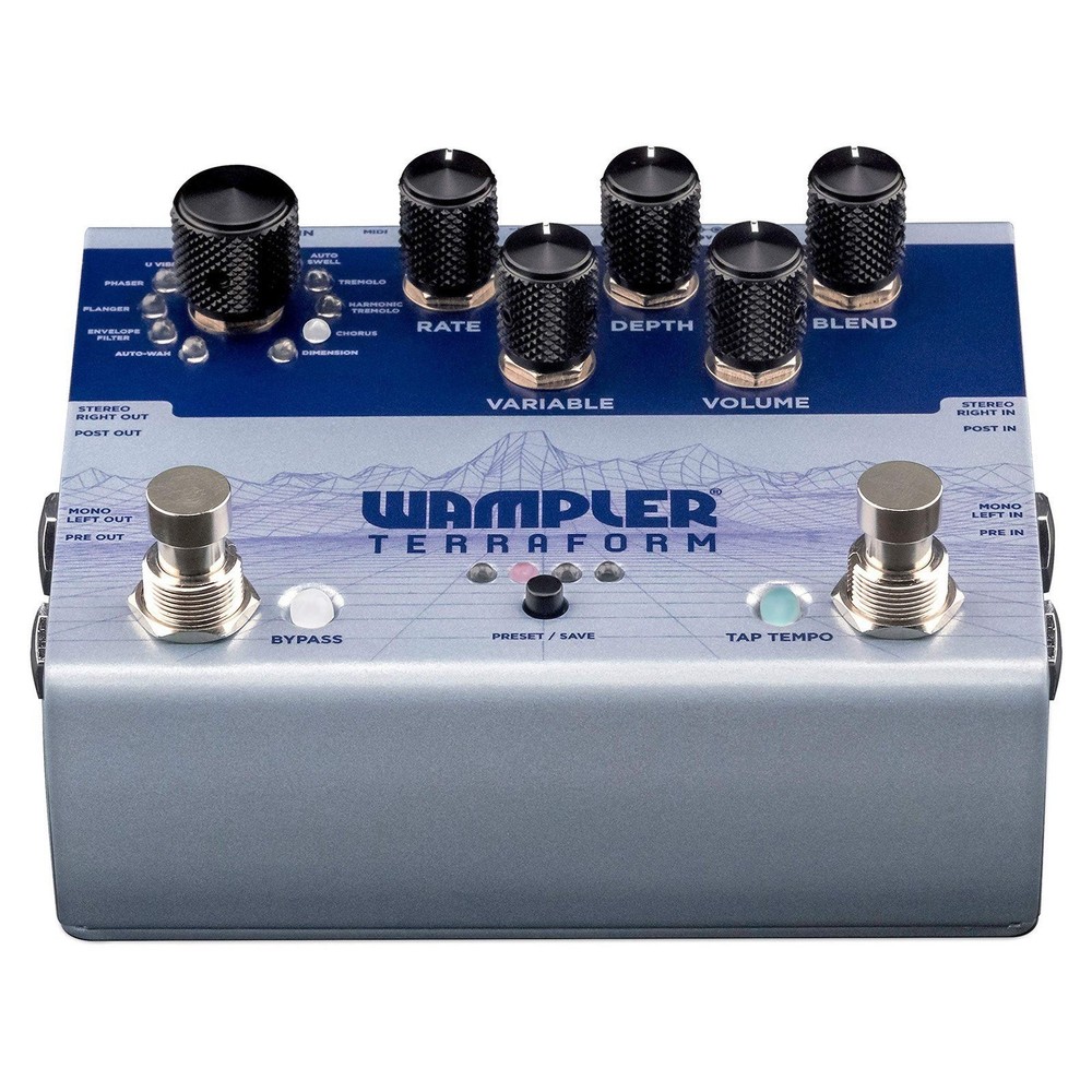 Wampler Terraform Multi-Modulation Guitar Effects Pedal