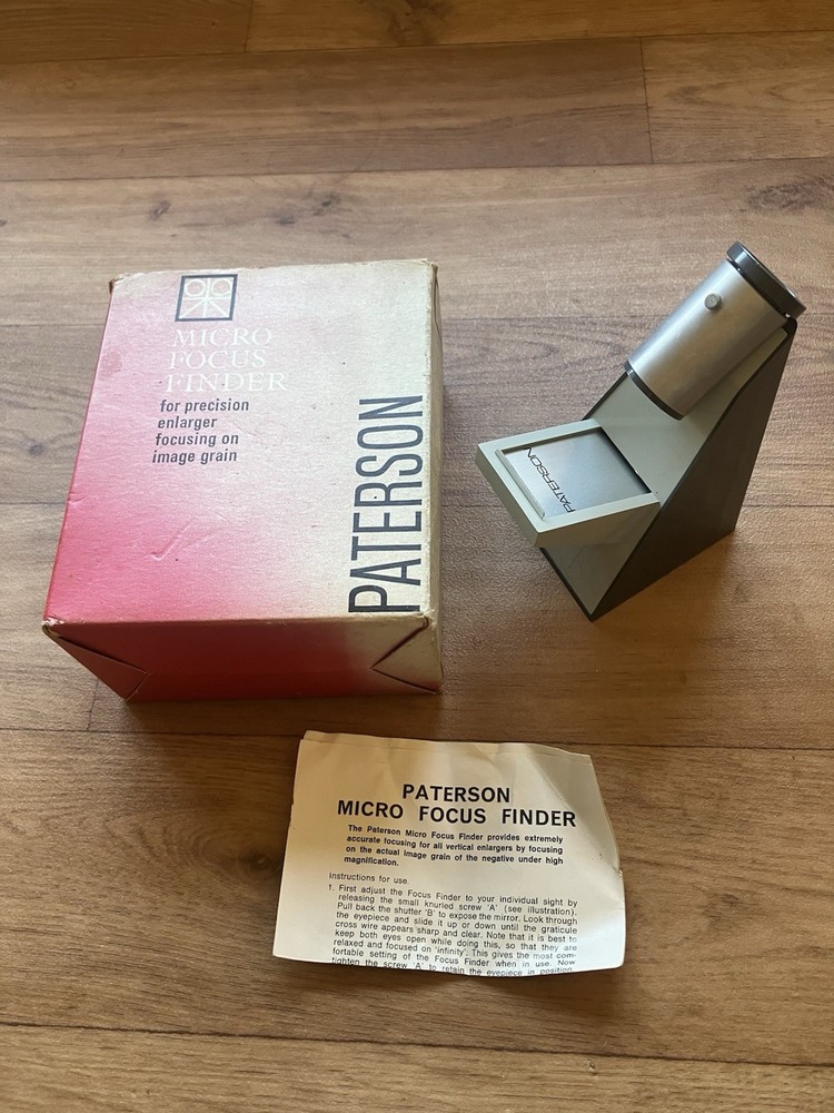 Vintage Paterson Micro Focus Finder Boxed
