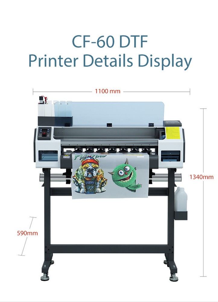 Refinecolor RF-CF60 DTF Printer Starter Business Bundle USA Support