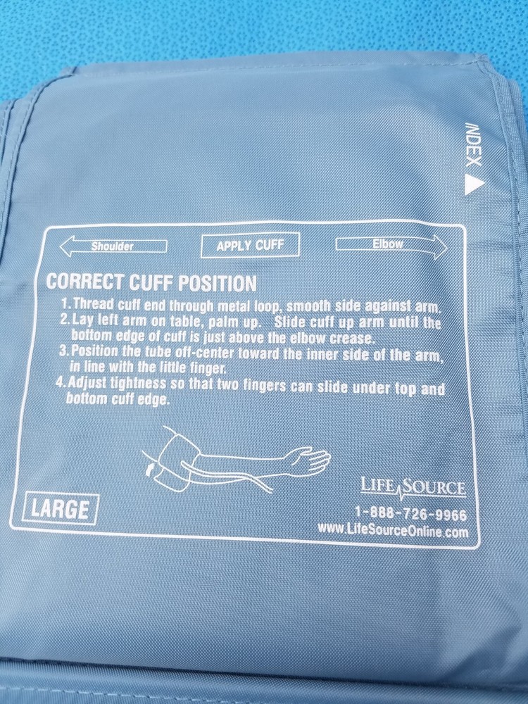 Life Source Large Blood Pressure Cuff