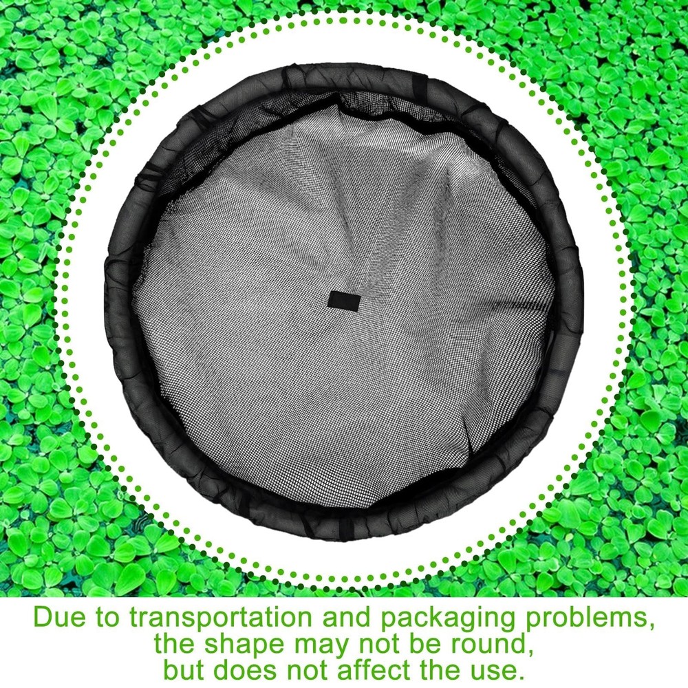2Pack Round Floating Flora Fish Barrier Floating Island Plant Protector Float...