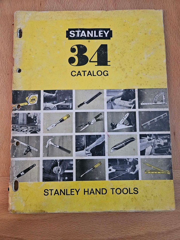 Vintage Stanley Hand Tools Catalog No. 34 - 1969