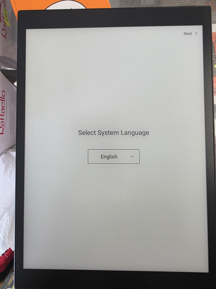 Geniatech Kloudnote 10.1 " E-Ink Notepad w Digital Pen eBook Reading Writin
