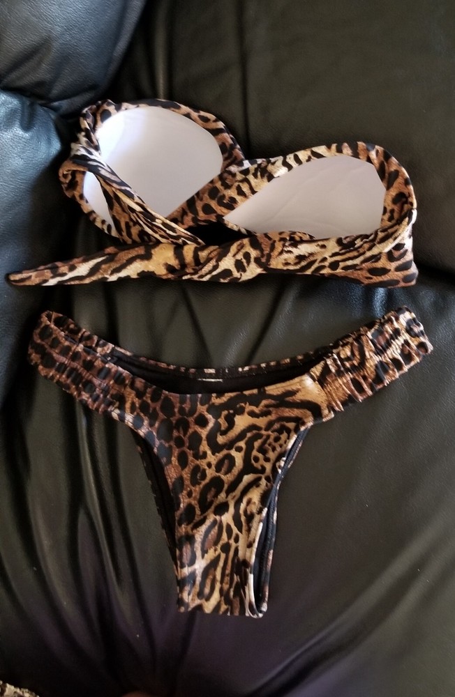 BIKINI SWIM SUITS (2) Animal Print + Bundle