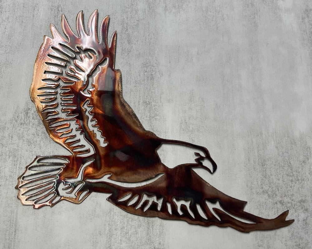 Soaring Eagle Metal Wall Art 32" wide