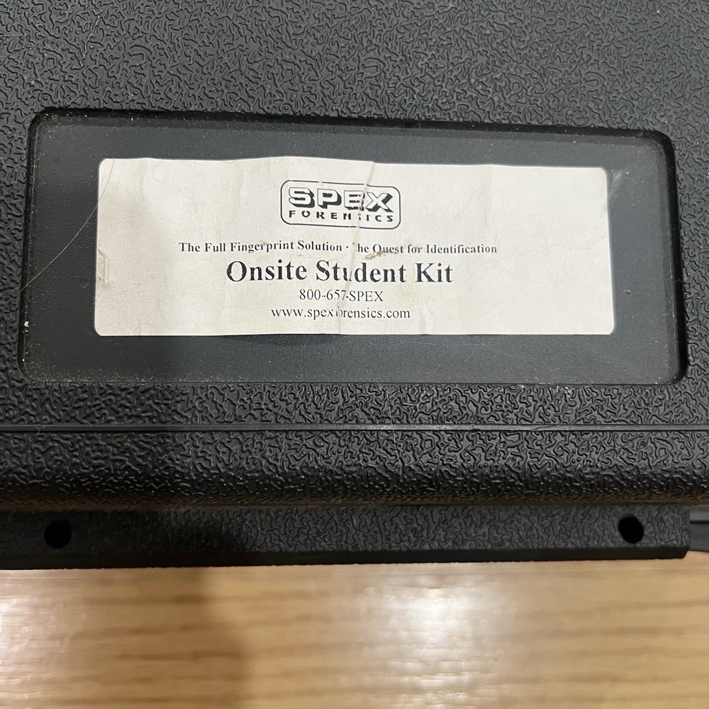 Spex Forensics Onsite Student Kit Complete Set With Carry Case