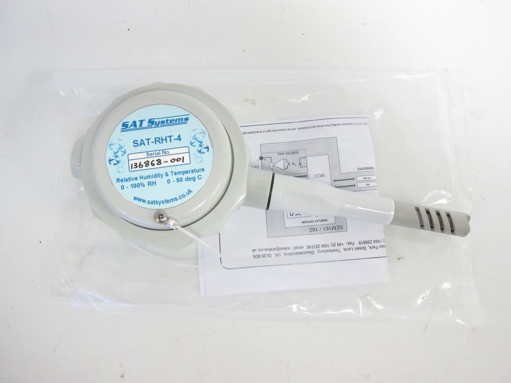 New Status SEM162 Humidity & Temperature Transmitter SAT Systems SAT-RHT-4