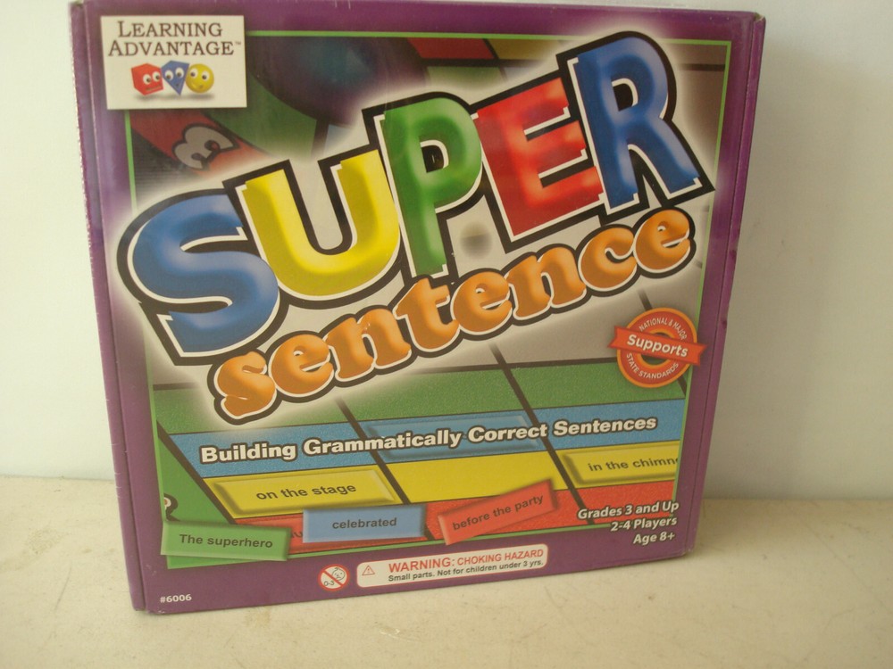 LEARNING ADVANTAGE SUPER SENTENCE