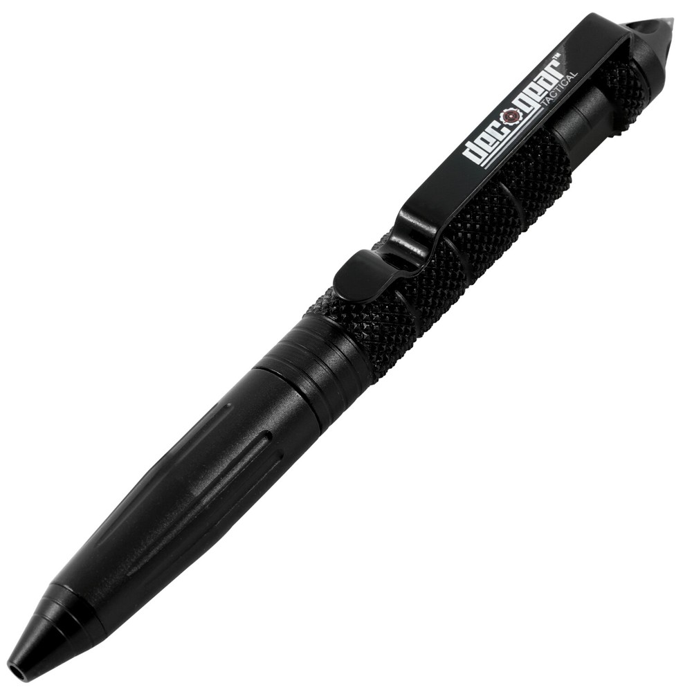 Deco Gear Tactical Flashlight and Pen Set + 2-Pack Survival Bracelet Gift Bundle